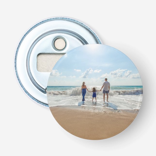 Personalized Custom Photo Bottle Opener (Front)