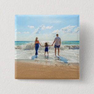 Personalized Custom Photo Button Your Own Design