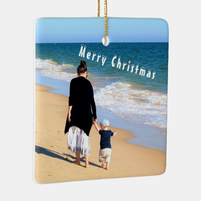Personalized Custom Photo Christmas Ornament (Right)