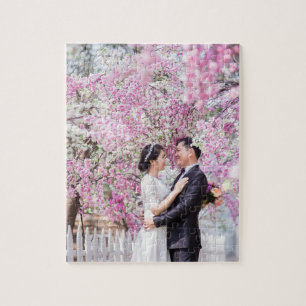 Personalized Custom Photo Collage Modern Jigsaw Puzzle