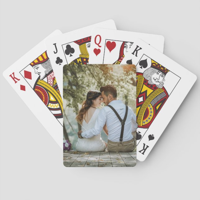 Personalized Custom Photo Double Sided  Playing Cards (Back)