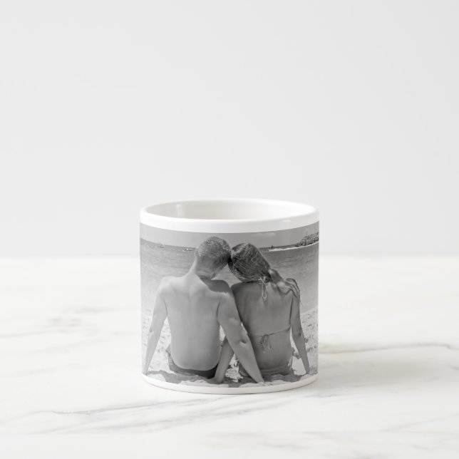 Personalized Custom Photo Espresso Cup (Front)
