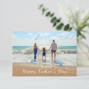 Personalized Custom Photo Father's Day Card