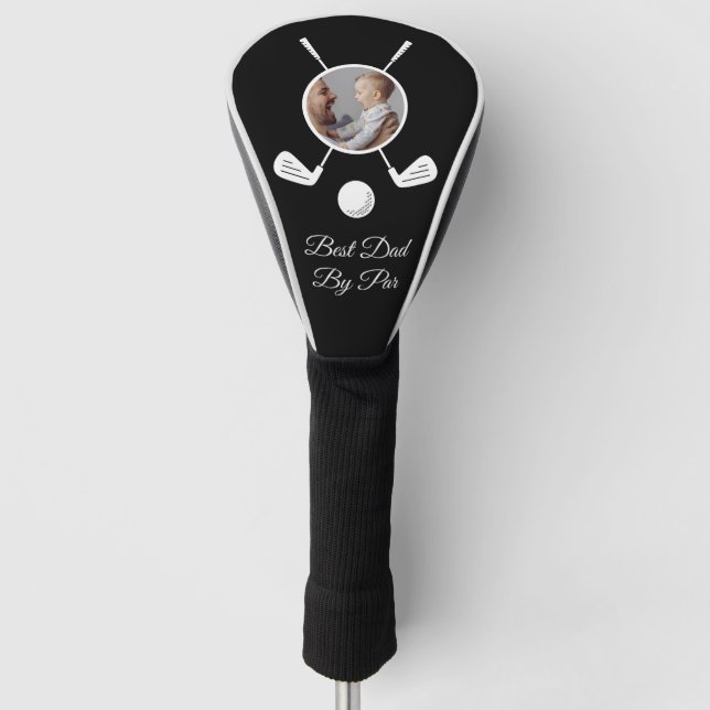 Personalized Custom Photo Fathers Day Golf Head Cover (Front)