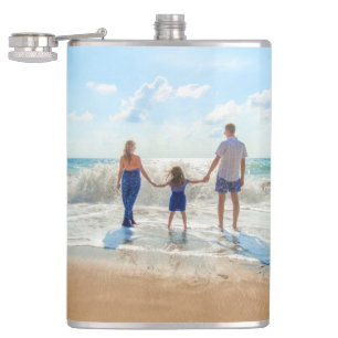 Personalized Custom Photo Flask Design Your Own