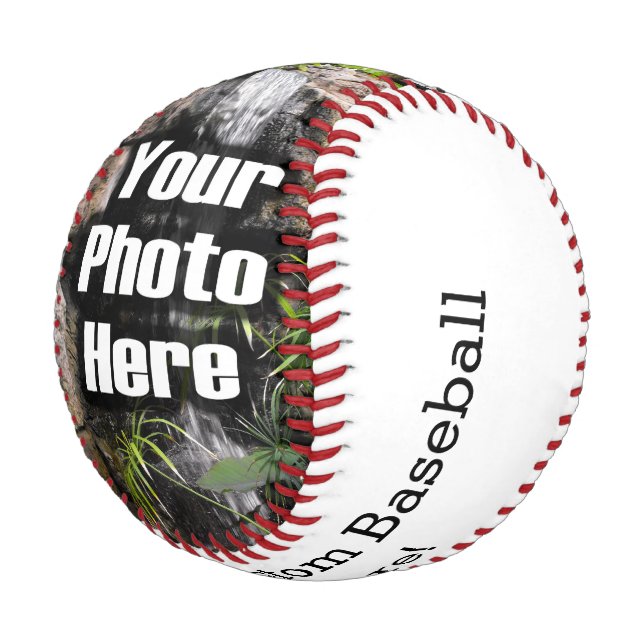 Personalized Custom Photo Full-Colour Baseball (Angled)