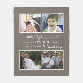 Personalized Custom Photo Gift For Mom Blanket For