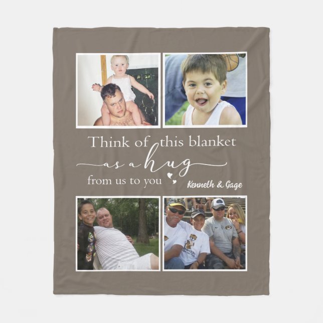 Personalized Custom Photo Gift For Mom Blanket For (Front)