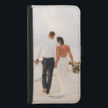 Personalized Custom Photo Gift Samsung Galaxy S5 Wallet Case<br><div class="desc">Turn your happiest memories into a personalized iPhone case.  A one-of-a-kind keepsake gift that you can add your photo and name to make it your own.</div>