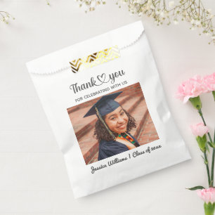 Personalized Custom Photo Grad Love And Thanks Favour Bag