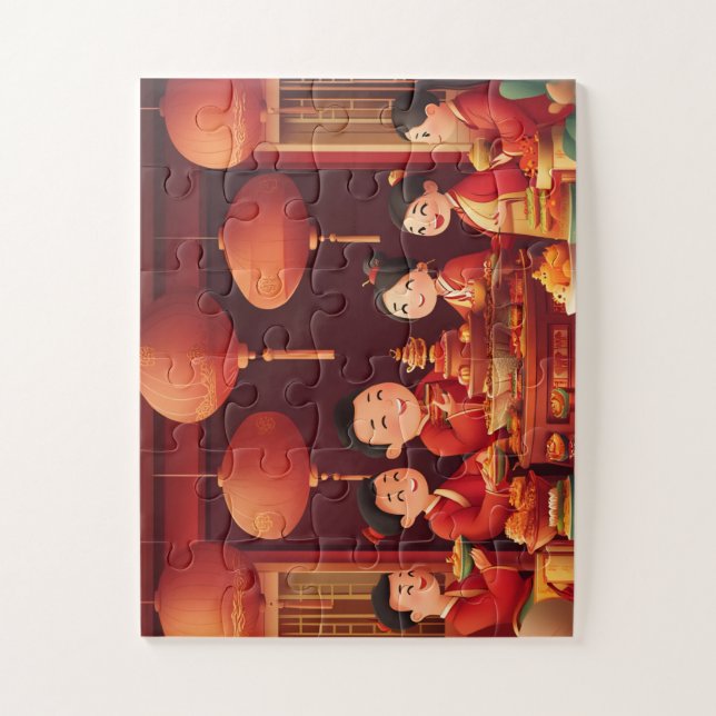 Personalized Custom Photo Jigsaw Puzzle (Vertical)