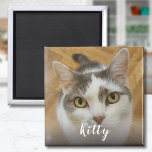 Personalized Custom Photo Magnet<br><div class="desc">Upload a photo, add a name, and easily create your personalized photo magnet. Click CUSTOMIZE to change the text colour or text size. You can TRANSFER this DESIGN on other Zazzle products and adjust it to fit most of the Zazzle items. You can also click the CUSTOMIZE button to add,...</div>