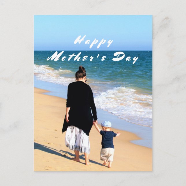 Personalized Custom Photo Mother's Day Card (Front)