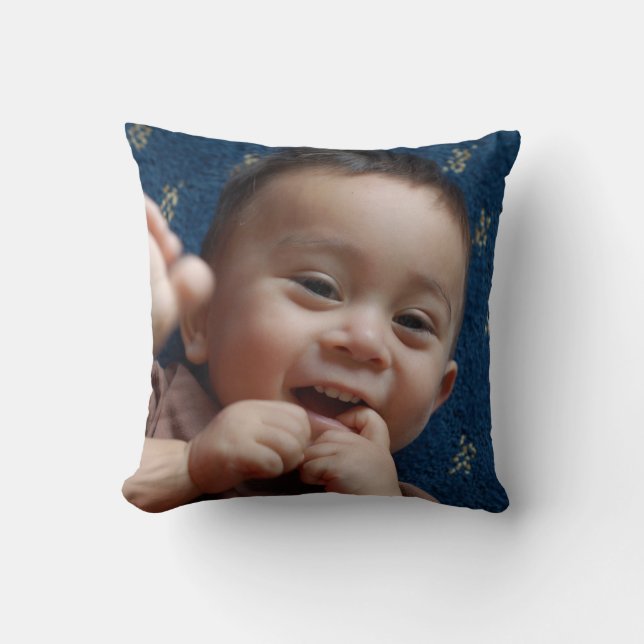 Personalized Custom Photo Pillow (Front)
