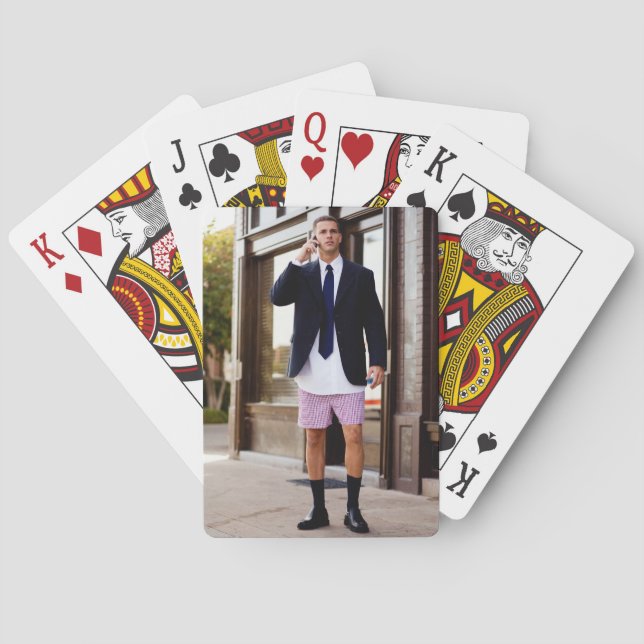 Personalized Custom Photo Playing Cards (Back)