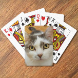 Personalized Custom Photo Playing Cards<br><div class="desc">Upload a photo and create your personalized photo playing cards. You can TRANSFER this DESIGN on other Zazzle products and adjust it to fit most of the Zazzle items. You can also click CUSTOMIZE FURTHER to add, delete or change details like background colour, text, font, or some graphics. Standard Studio...</div>