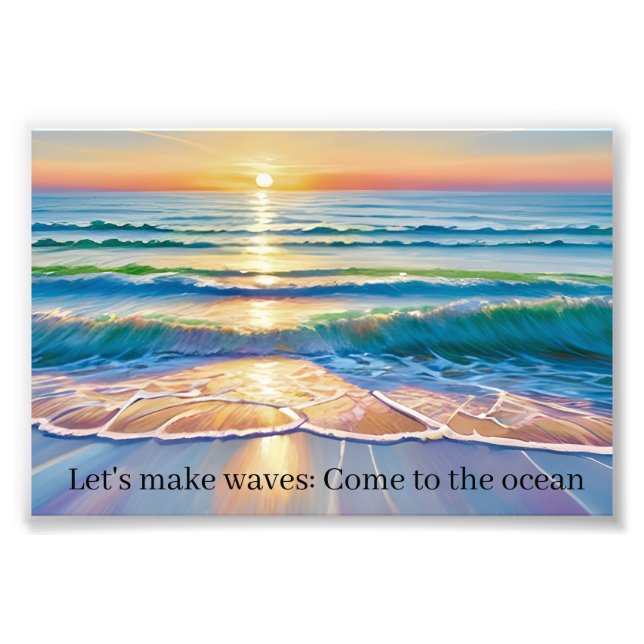 Personalized Custom Photo Print Posters (Front)