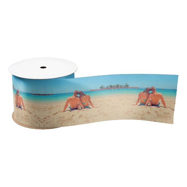 Personalized Custom Photo Satin Ribbon (Spool)