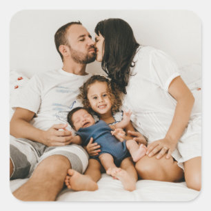 Personalized Custom Photo Square Sticker