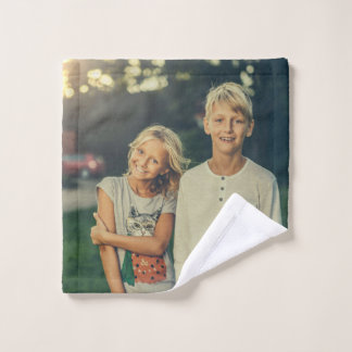 Personalized Custom Photo Wash Cloth