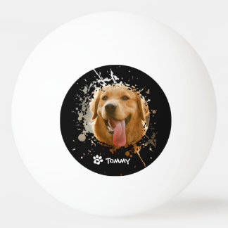 Personalized Custom Photo with Name   Ping Pong Ball