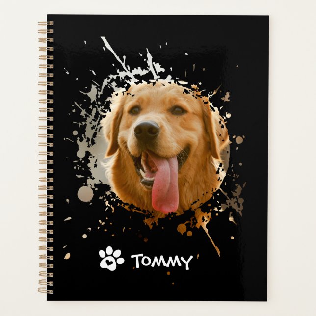 Personalized Custom Photo with Name Spiral Photo  Planner (Front)