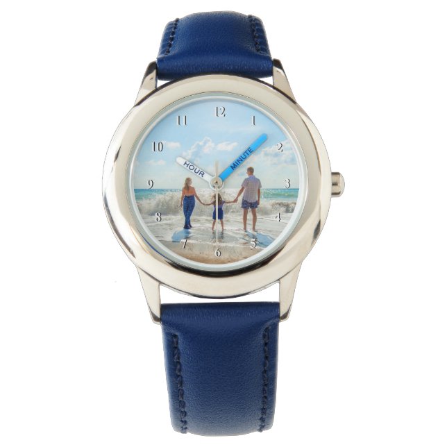Personalized Custom Photo Your Own Design Watch (Front)