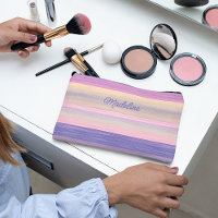 Personalized Custom Pink Violet Purple Stripes