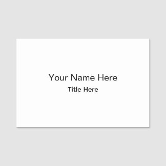 Personalized Custom Professional Employee Magnetic Name Tag