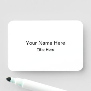 Personalized Custom Professional Employee Magnetic Name Tag