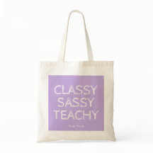 Personalized Custom Purple Teacher Gift Idea