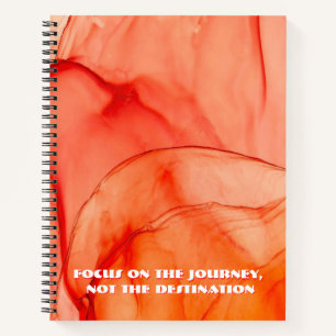Personalized Custom Quote Spiral Notebook 