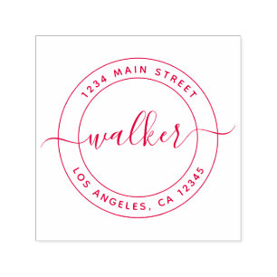 Personalized Custom Return Address Self-inking Stamp