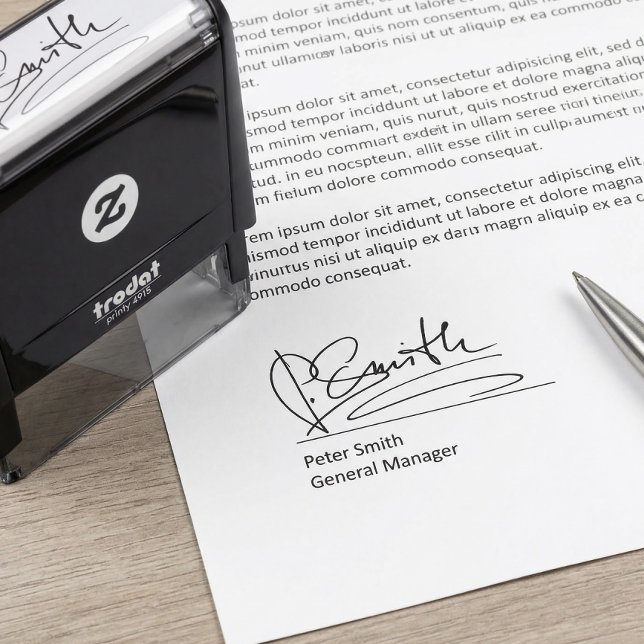 Personalized Custom Signature Self-inking Stamp (Creator Uploaded)