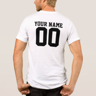 Personalized & Custom Sport Jersey T-Shirt Tri-Blend Shirt