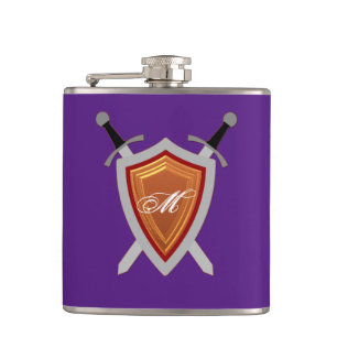 Personalized Custom Stainless Steel Monogram Name Hip Flask