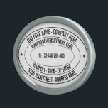 Personalized Custom Text Belt Buckle Your Colours<br><div class="desc">Custom Colours and Fonts - Design Your Own Personalized Belt Buckle with Name Address Website or Custom Text Promotional Business / Personal Belt Buckles / Gift - Add Your Name - Company / Address / Website or Email , Phone or Social Media / More - Resize and move or remove...</div>