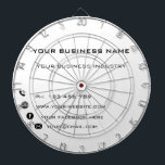 Personalized Custom Text Colour Business Dartboard<br><div class="desc">Custom Colours and Fonts - Design Your Own Personalized Dart Board with Your Company Name Text Information Promotional Business Dartboards / Gift - Add Your Name - Company / Business Sector - Industry / Phone / E-mail / Website - Contact Information / More - Choose / Add Your Favourite Background...</div>