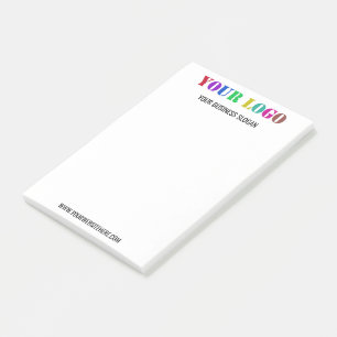 Personalized Custom Text Company Logo Sticky Notes