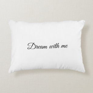 Personalized Custom Text Modern Accent Pillow