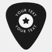 Personalized Custom Text or Name Guitar Pick (Front)