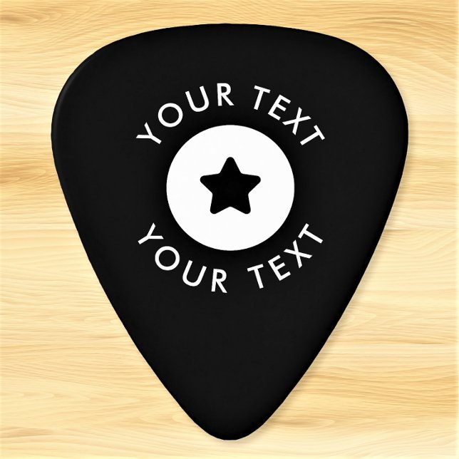 Personalized Custom Text or Name Guitar Pick
