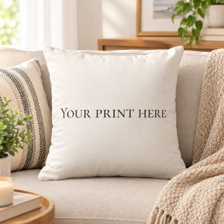 Personalized Custom Text Pillow – Your Design Here