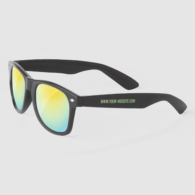 Personalized Custom Text Promotional Sunglasses (Left)