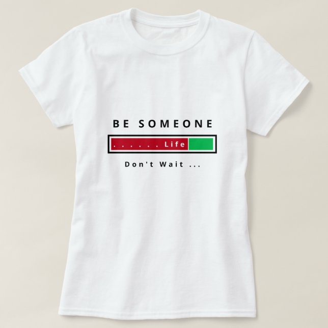 Personalized Custom Text T-Shirt (Design Front)
