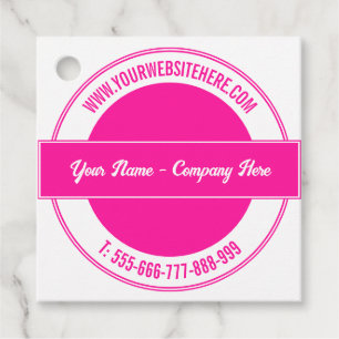 Personalized Custom Text Your Favour or Gift Tags