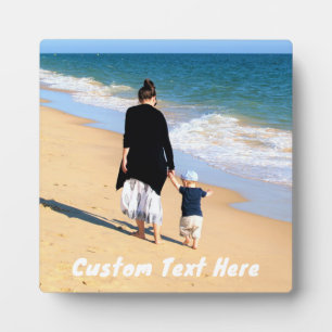 Personalized Custom Text Your Photo Plaque Gift