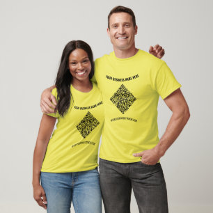 Personalized Custom Text Your QR Code T-Shirt