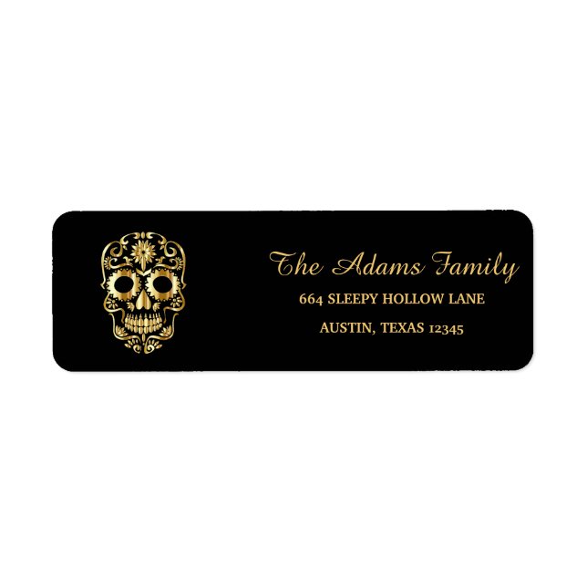Personalized Custom Vintage Skull Halloween (Front)