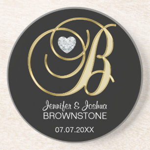 Personalized Custom Wedding Coasters Favours Gift